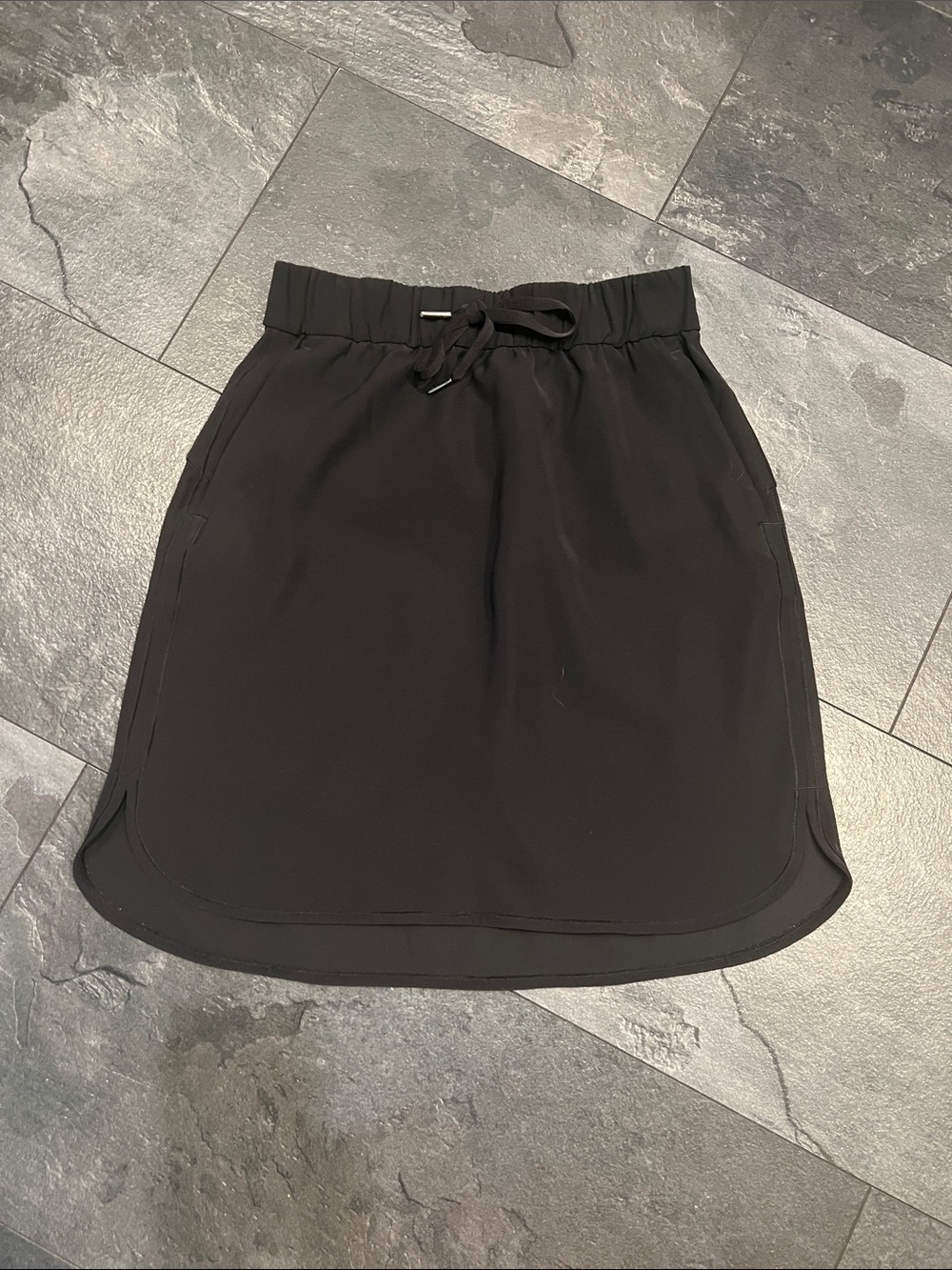 Lululemon Black Drawstring Casual Skirt